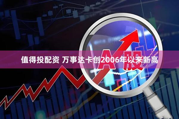 值得投配资 万事达卡创2006年以来新高