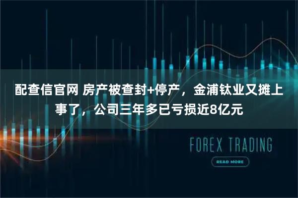 配查信官网 房产被查封+停产，金浦钛业又摊上事了，公司三年多已亏损近8亿元